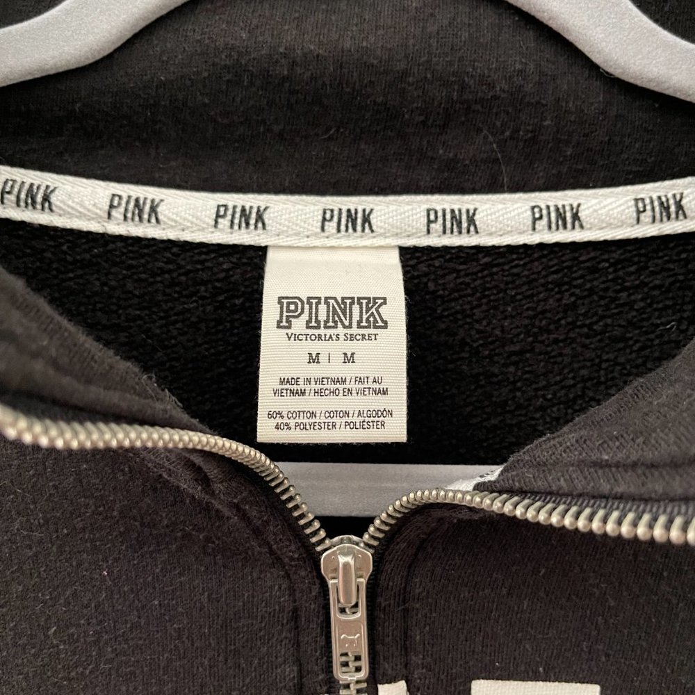 PINK Victoria's Secret - Grey 3/4 Zip - Picture 4 of 4